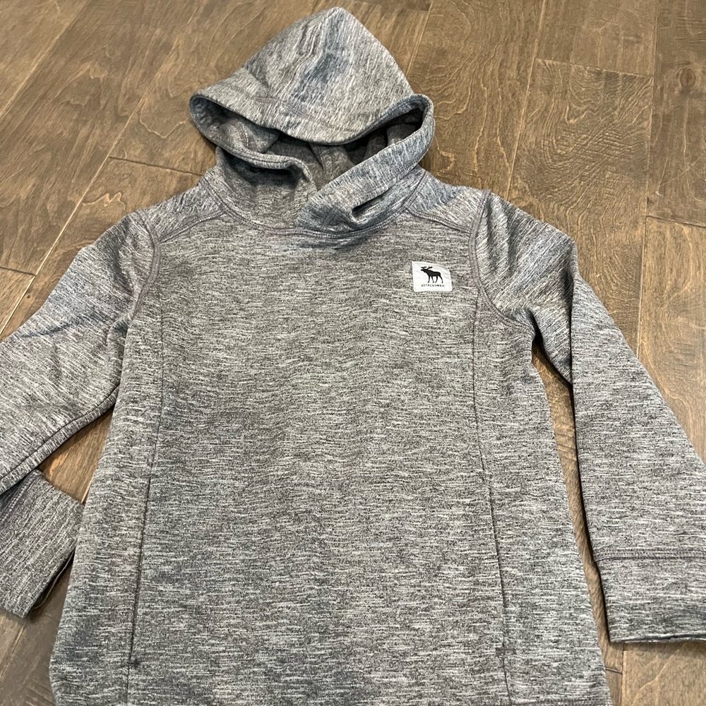 Abercrombie Kids Heathered Gray Hoodie